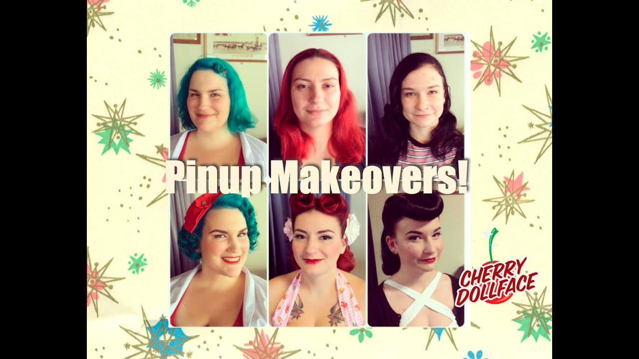Pinup Vintage Hair & Makeup Makeovers: Australia & New Zealand! byCHERRY DOLLFACE