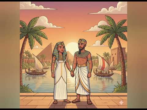 سر القلب الذهبي للمك توت عنخ امون وزوجته