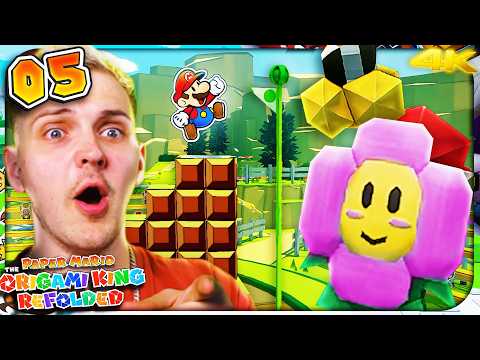 Let’s Play Paper Mario: Origami King Refolded #05 👑 Knackige Gegner & Easter Eggs am Picknick-Pfad