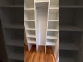 Simple & effective closet build #closet #cabinet #woodworking #woodwork #maker #shorts #design