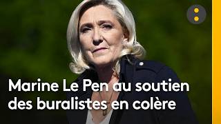 Taxe Sur Le Tabac La Promesse De Marine Le Pen Aux Buralistes En Colère