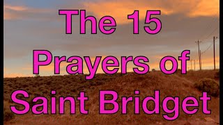 The 15 Prayers Of Saint Bridget (WITH WORDS)
