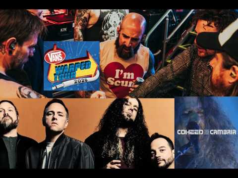 Van's Warped Tour 2026 add Coheed And Cambria, The Devil Wears Prada and more!