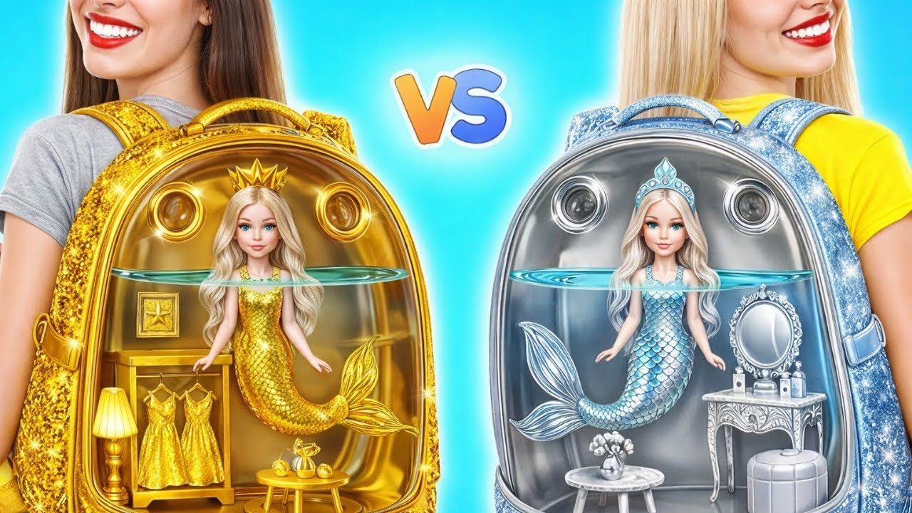 We Build Amazing Doll House | Gold vs Silver Challenge by Cartoon Core