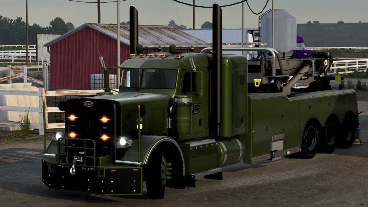 Another heavy rescue mission | Peterbilt 388 Wrecker | American Truck ...