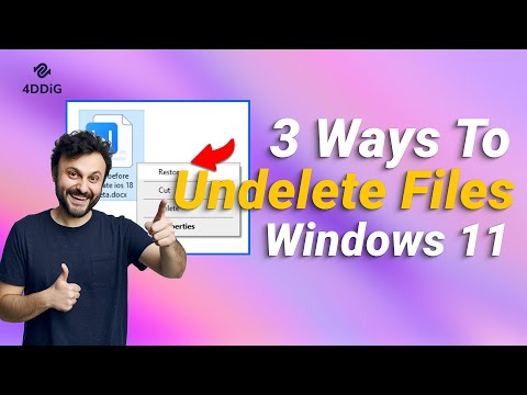 3 Ways | How to UndeleteRecover Files On Windows 1110 (2025)