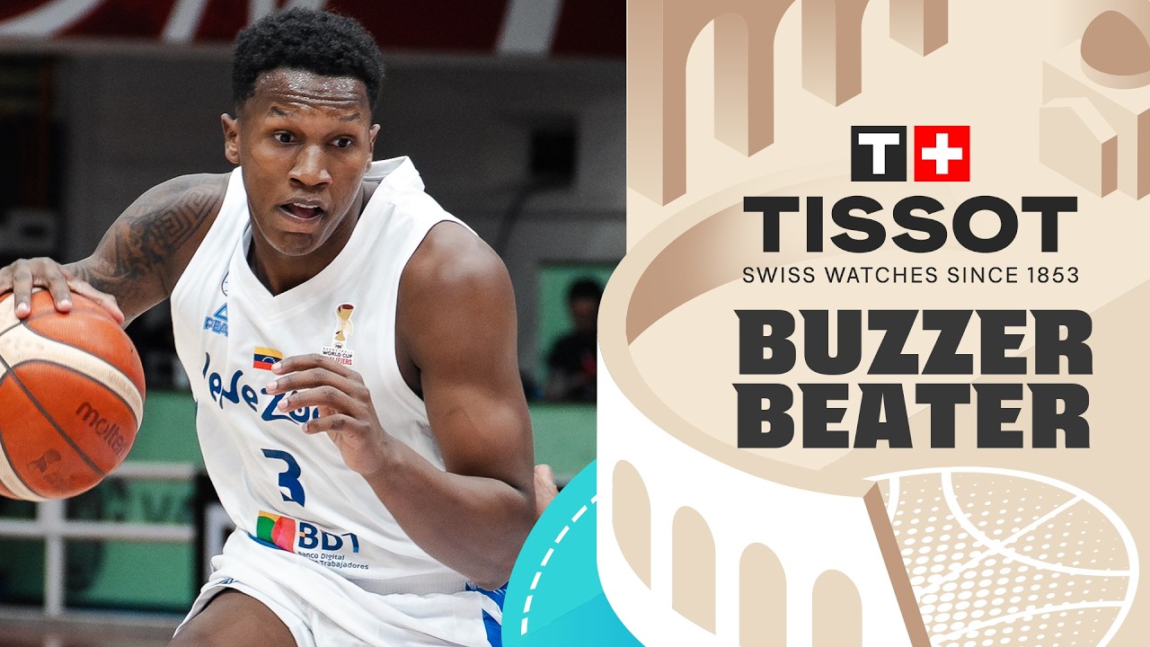 Yeferson Guerra 🇻🇪 | 🚨 TISSOT Buzzer Beater | FIBA Basketball World Cup 2027 Americas Qualifiers