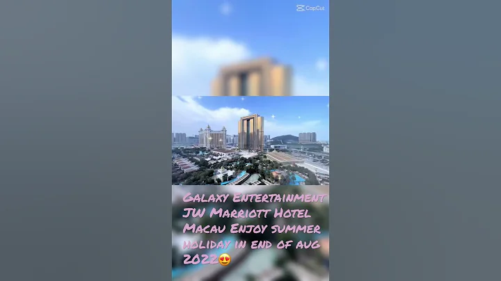 澳門銀河娛樂萬豪酒店2022八月尾入住 Galaxy Entertainment JW Marriott Hotel Macau End of August 2022 Enjoy Staycation - 天天要聞