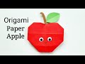 How to make Origami Apple 🍎 | Paper Apple Craft | Paper Fruit | Diary Of Origami