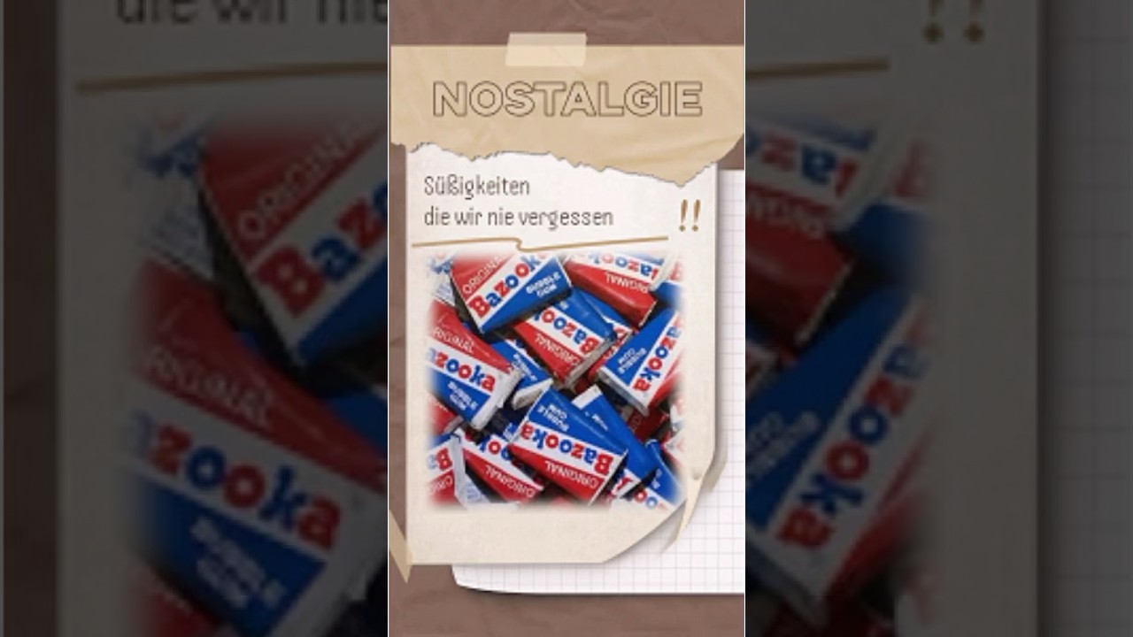 Der Geschmack der Kindheitsbonbons.