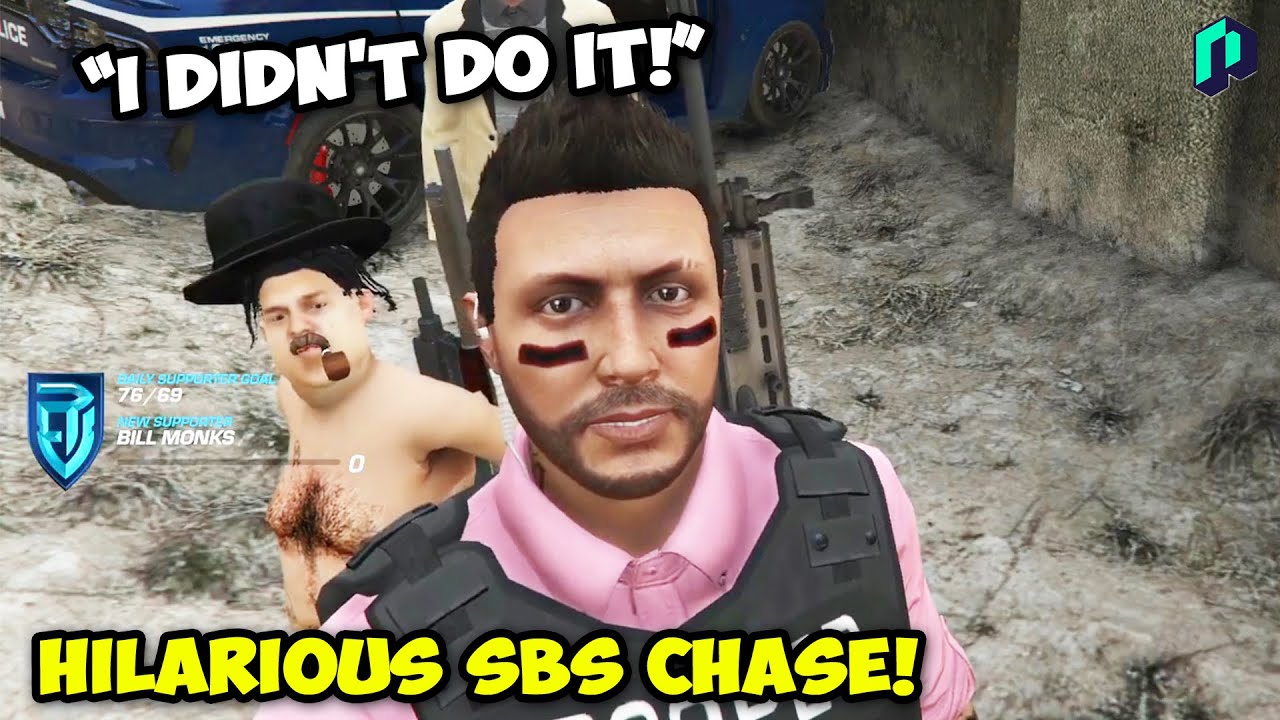 Уморительная погоня Эй-Джей Хантера в режиме SBS против CG и захват их оружия 2-го класса! | GTA ...