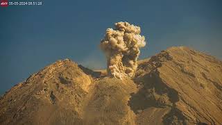 May 5, 2024: Closeup of an Eruption at Semeru Volcano, Indonesia