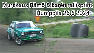 murskaus Rämö & karén rallisprint Humppila 26.5 2024 action and pure sound