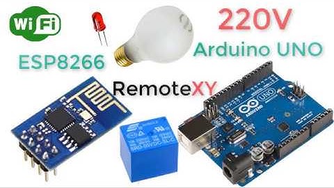 طريقة التحكم في الاجهزة الكهربائية 220 فولت عن طريق الموبايل Arduino ESP8266