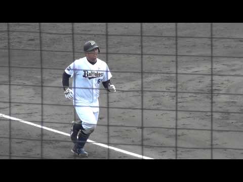 オリックス 二軍 奥浪鏡 ホームラン&タイムリーツーベース 20140805