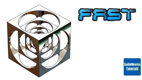 41- SolidWorks Fast Version video: turner cube -