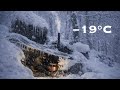 Alone Under a Rock in −19°C | Trapped in a Deadly Blizzard