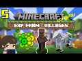 Minecraft Nintendo Switch Gameplay - Building Exp Farm | Finding Villages - Survival Longplay Ep 5