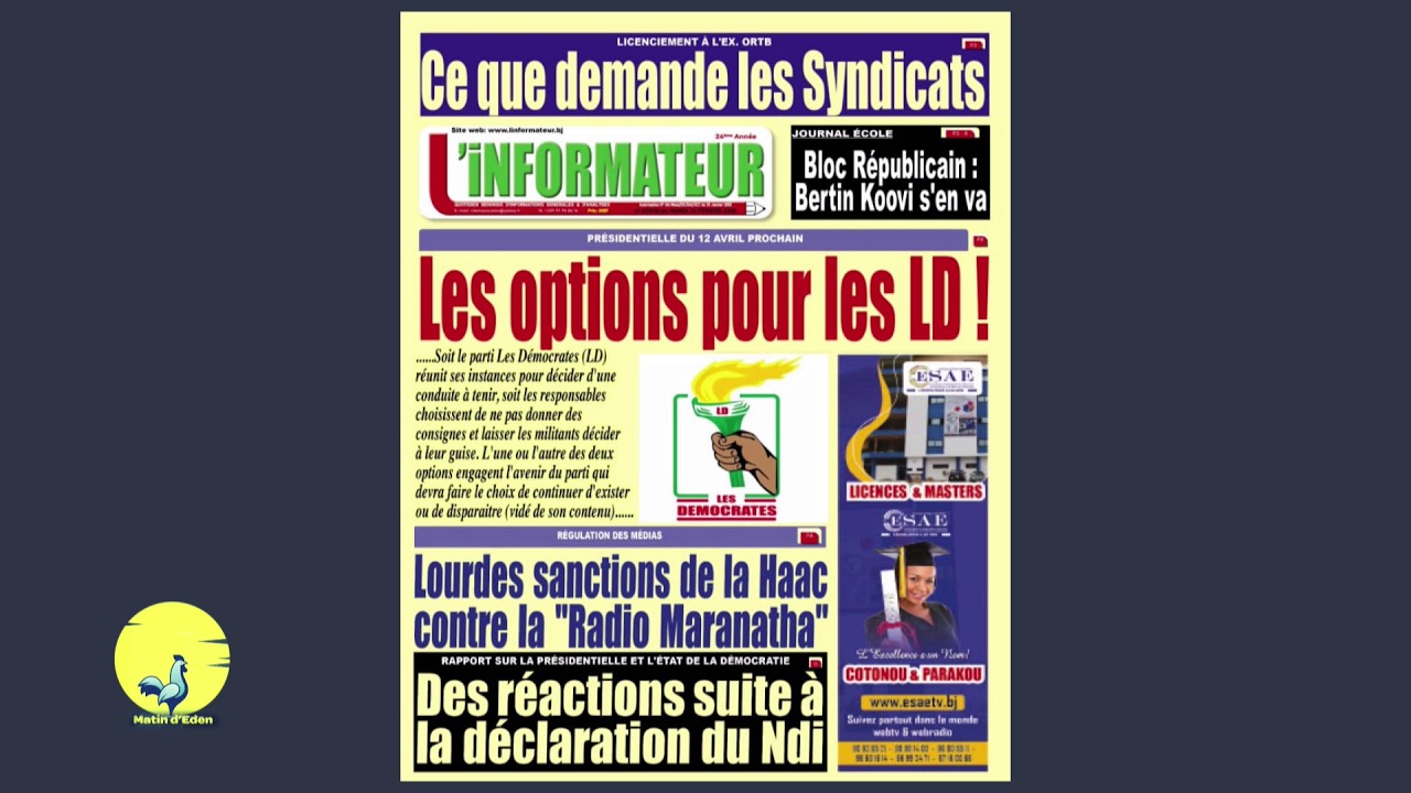 Analyse du 24 Février 2026 sur Matin d'Eden