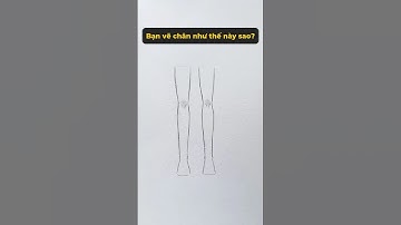 Eenvoudige manier om benen te tekenen #giovamay #shorts