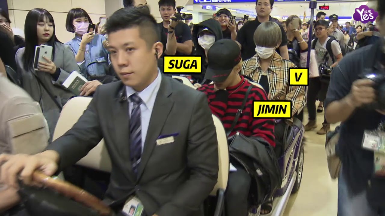 【今天】BTS防彈少年團抵臺 全身包緊緊仍不忘親切揮手