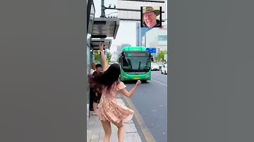 Girl Flags Down Her Bus With the Weirdest Dance Ever — And It WORKED!