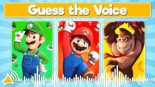 Guess the Super Mario Characters by the Voice