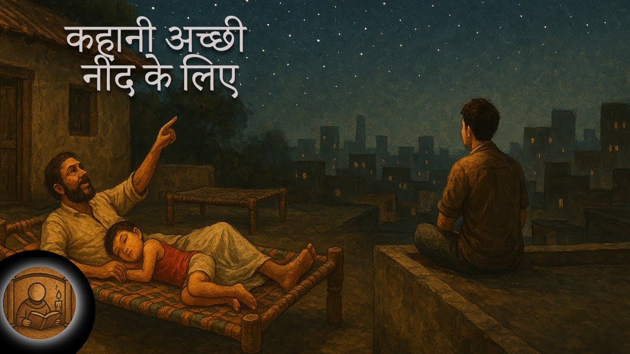कहानी अच्छी नींद के लिए | “खटिया पर आसमान”.. गाँव की वो गर्मी की रात..