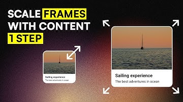 How to Scale frames with content in Figma - EASY