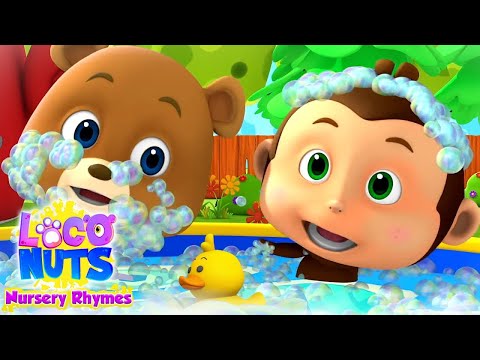 Bath Song | Old Macdonald | Twinkle Twinkle | Nursery Rhymes | Baby Cartoon & Kids Songs - Loco Nuts
