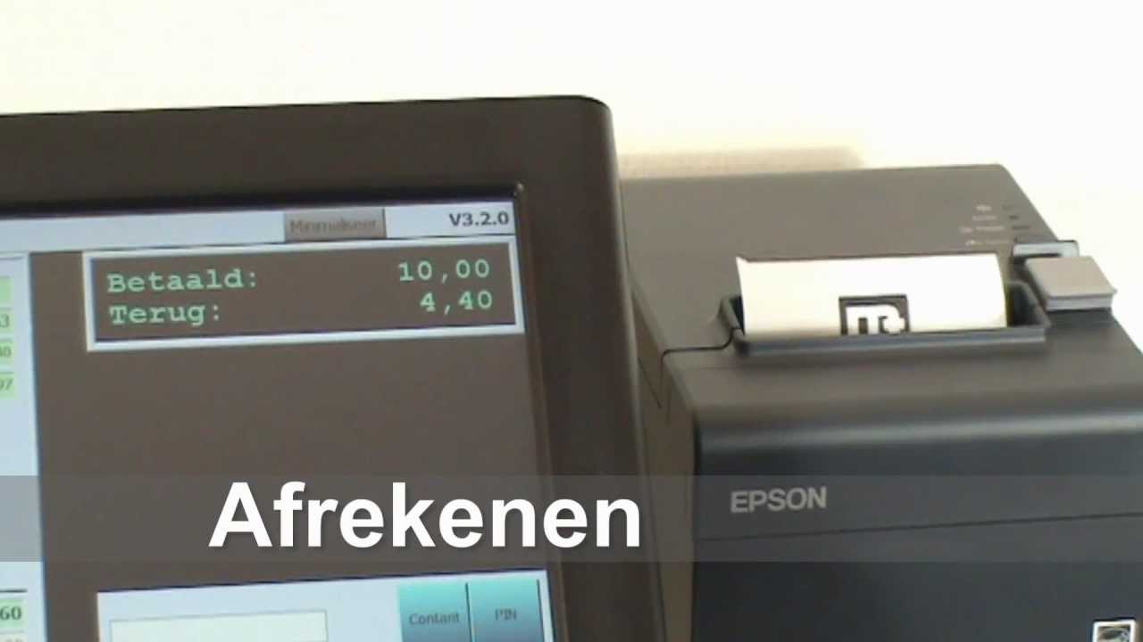 Kassa Kopen met Kassa Software "Hoe afrekenen met touchscreenkassa?"