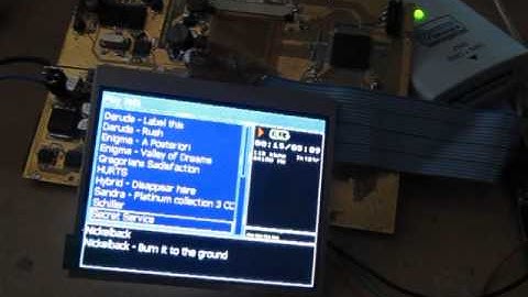 ArmMP3Player based on AT91SAM7SE512 uCU and VS1011B VLSI Decoder chip