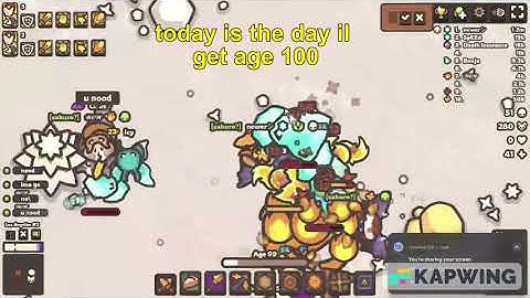 getting age 100 in taming.io! (took me 2 hours with bosses)