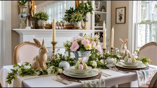 Pastel Easter Decorations & Vintage Bunny Decor | Shabby Chic Home Inspiration