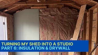 Turning my Shed into a Hobby Studio - Part 6: Insulation and Drywall by RW Hobbies 545 views 1 month ago 12 minutes, 13 seconds