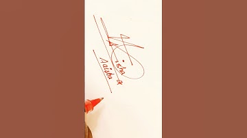 AAisha name Signature Style/Best Signature idea #Viralshorts