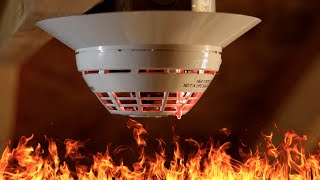 Kidde Fire System Test 24 | Smoke Alarm Sound + Heat Detector Test!