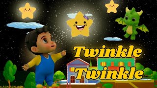 Twinkle Twinkle Little Star ❄️ Winter Wonderland | Christmas Kids Song | Billy and Flare