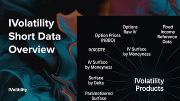 IVolatility Data Short Overview