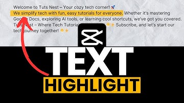 How To Highlight Text Effect On Video On CapCut On PC | CapCut PC Tutorial