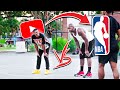 I hooped against a exnba player at the park