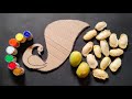 Unique Wall Hanging Craft Using Waste Mango seeds| Home Decoration Ideas