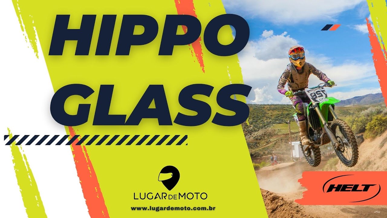 Capacete Helt Escamoteável Hippo Glass  