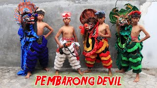 Sang Pembarong Cilik Penjaga Seni Barongan Devil Pentas Menghibur Warga  Nadin And Friend