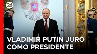 Vladimir Putin juró como presidente de Rusia