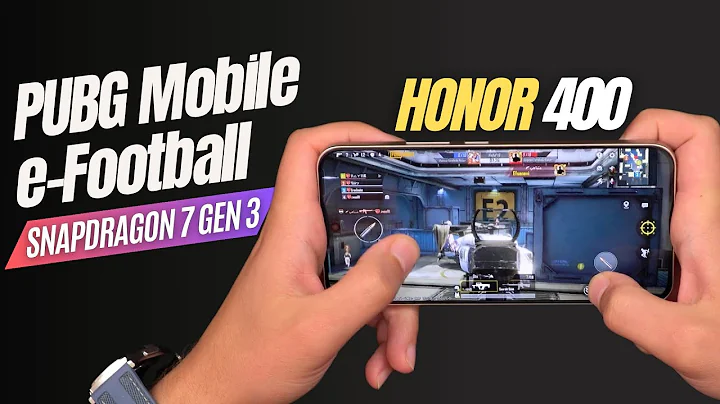 HONOR 400 PUBG Mobile and e-Football 2024 Gaming Test | Snapdragon 7 Gen 3