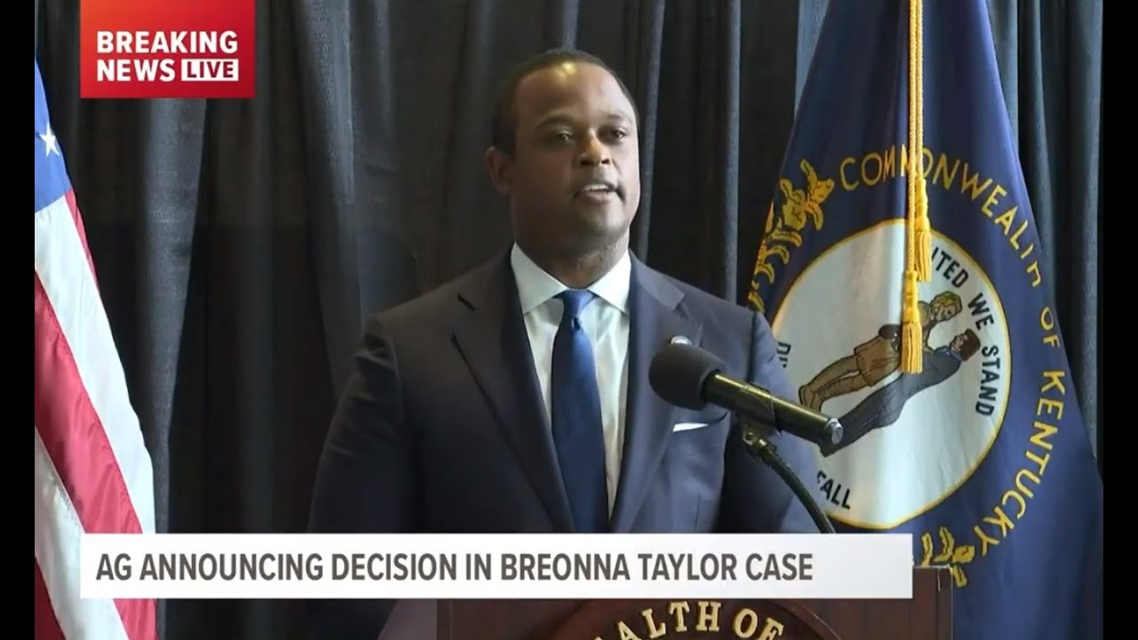 Kentucky Attorney General Daniel Cameron announces decision in Breonna Taylor case