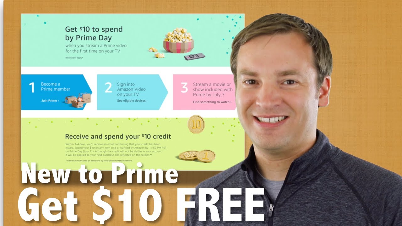 Amazon Prime Day 2017 - Free Prime Trial and Free $10