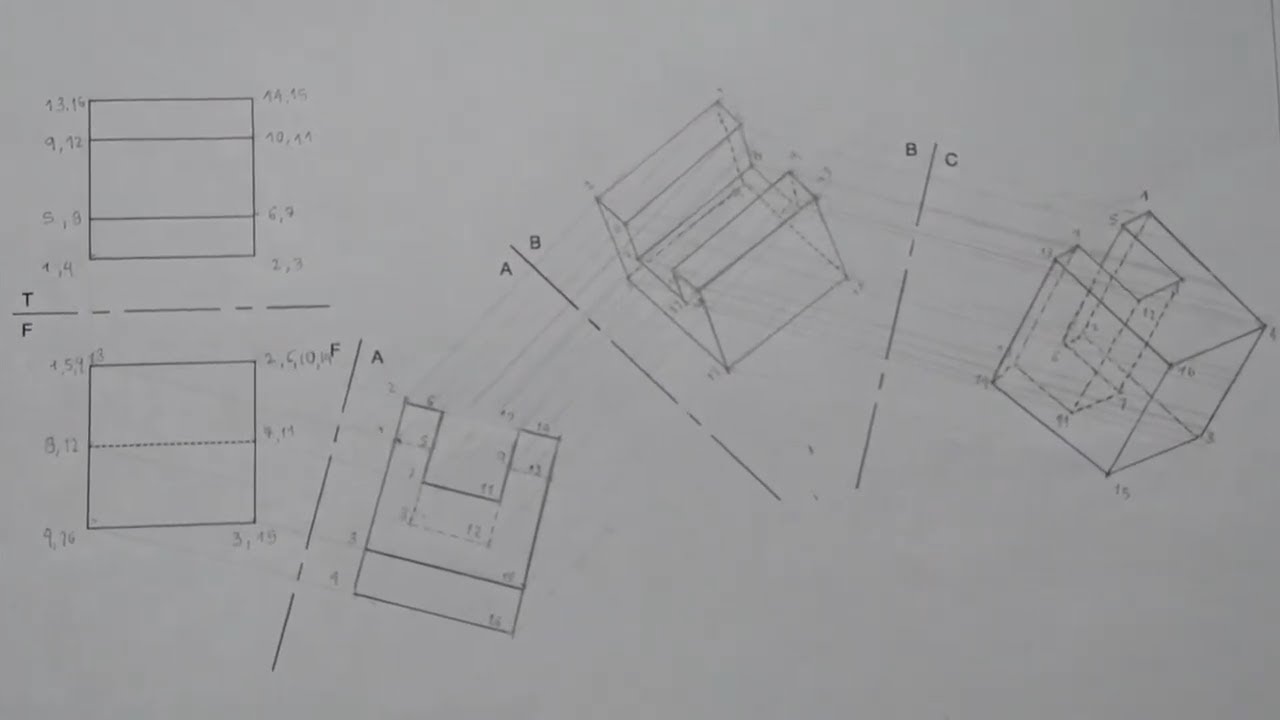 CURSO GEOMETRÍA DESCRIPTIVA:VISTAS AUXILIARES No.2