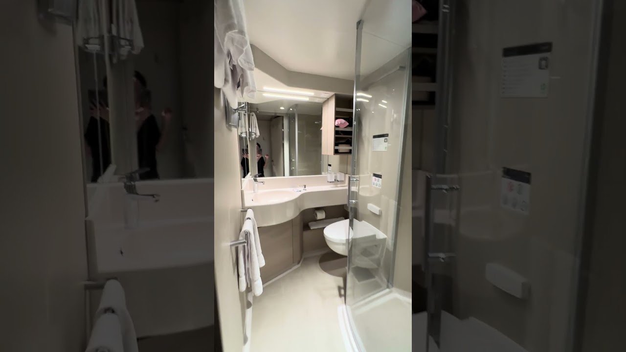 Quick room tour at MSC Euribia (solo inside cabin) 2023 